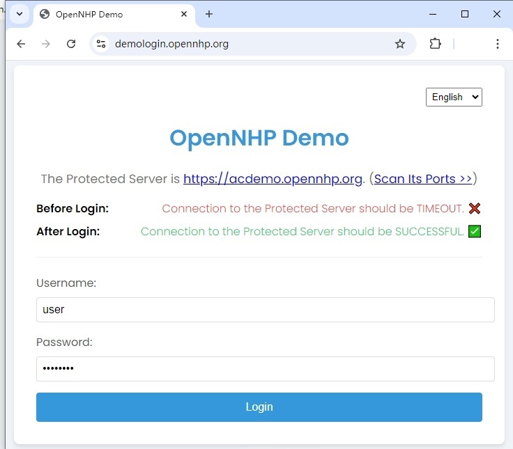 OpenNHP Demo