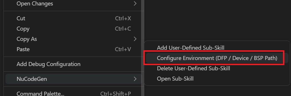 configure paths