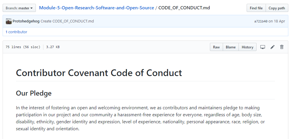 Part of the CODE OF CONDUCT file for this module, based on the Contributor Covenant