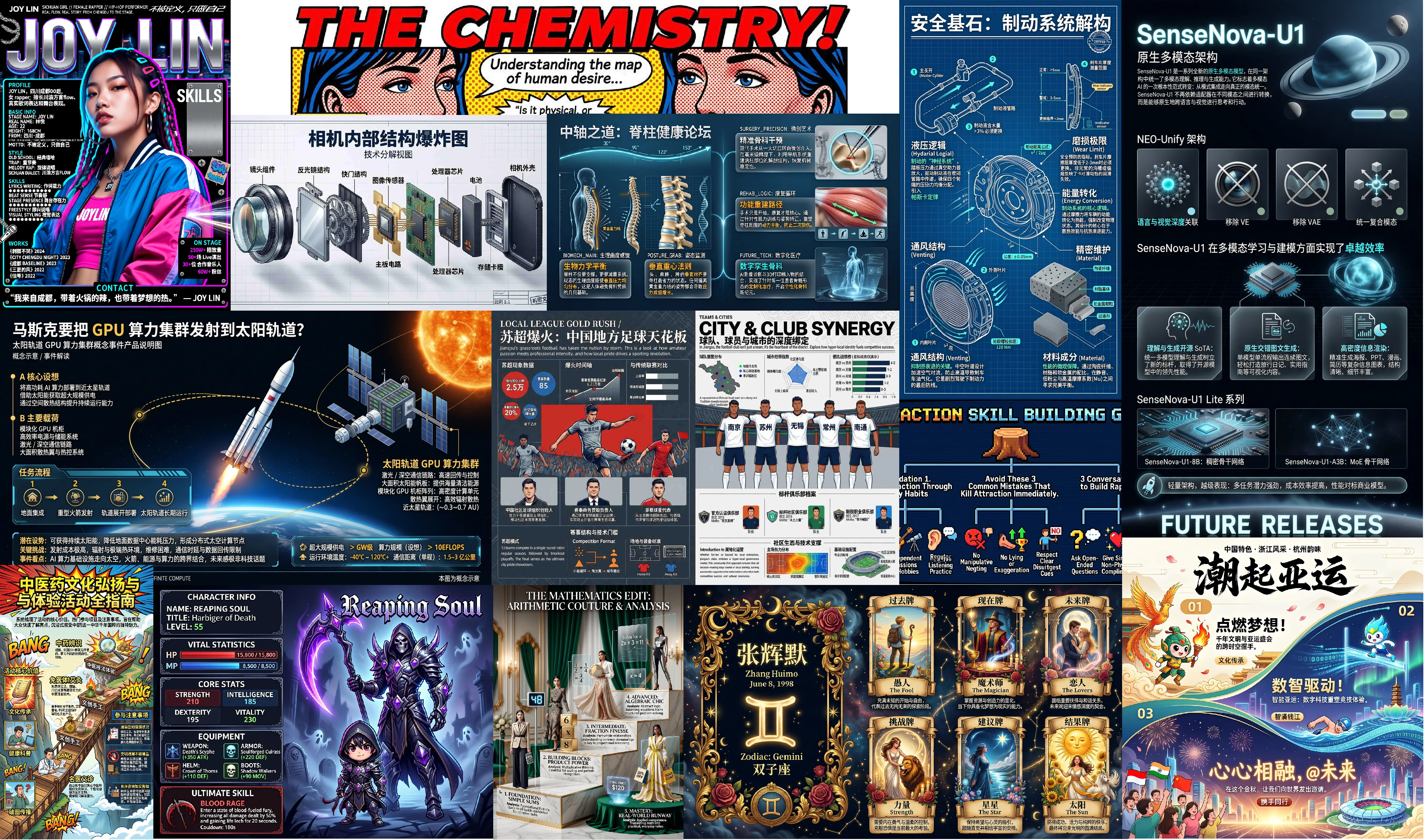 sn-infographic sample outputs
