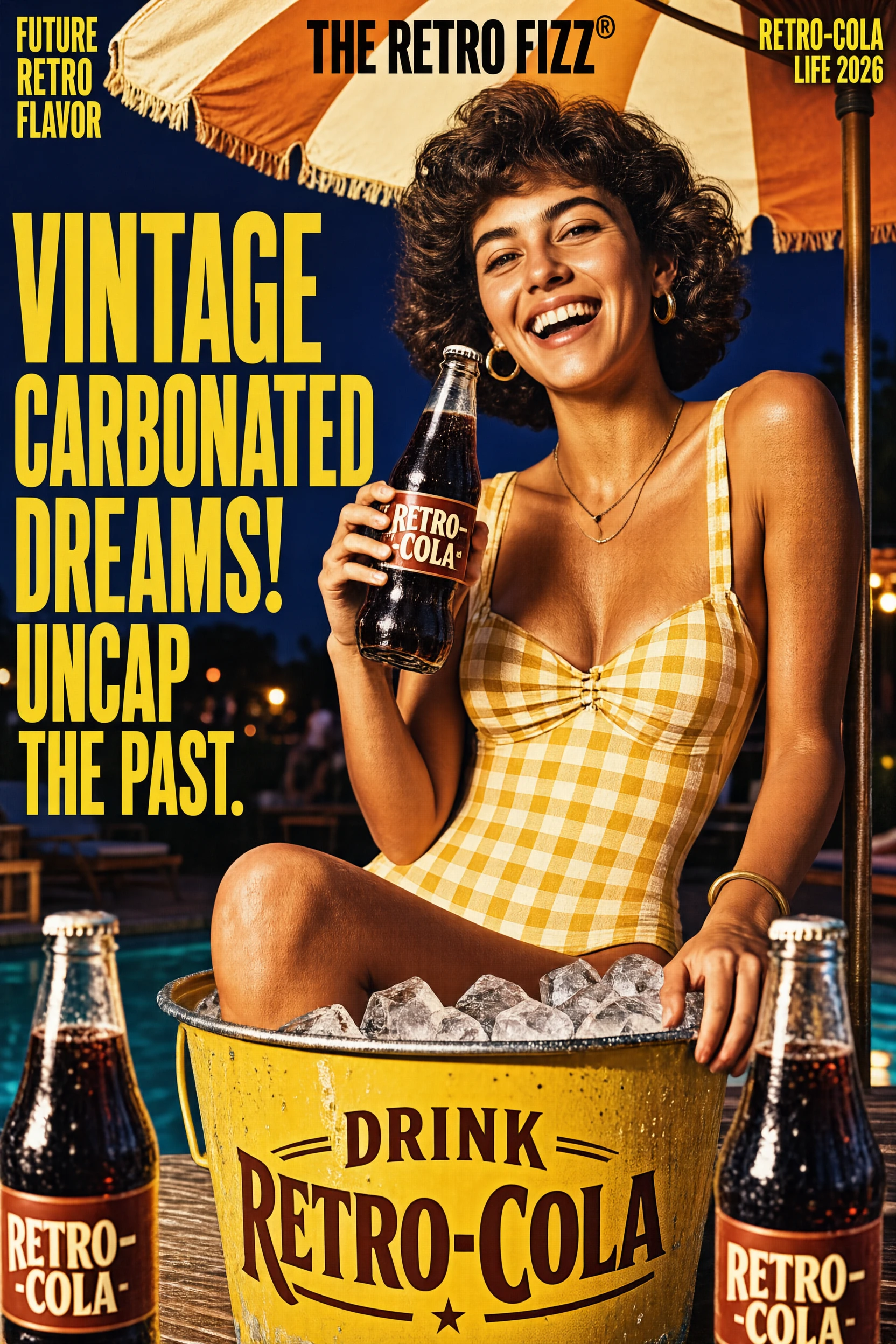 Vintage soda advertisement generated by SenseNova-U1.5 (Preview)