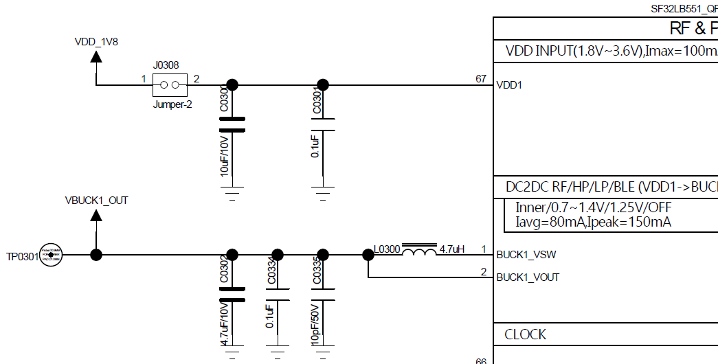 QFN DC-DC Circuit Diagram