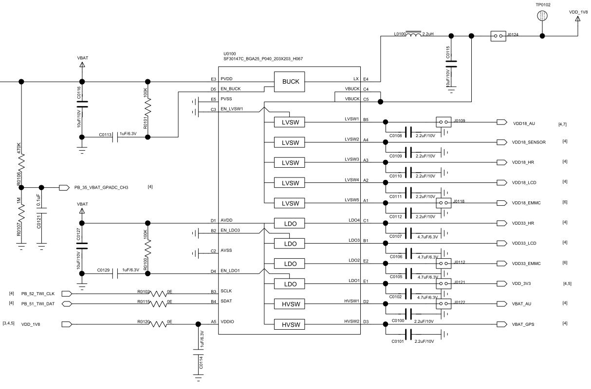 SF30147C Power Supply Diagram