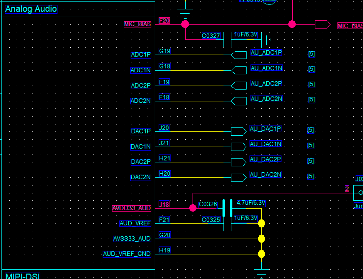 Audio Circuit Power Supply Schematic