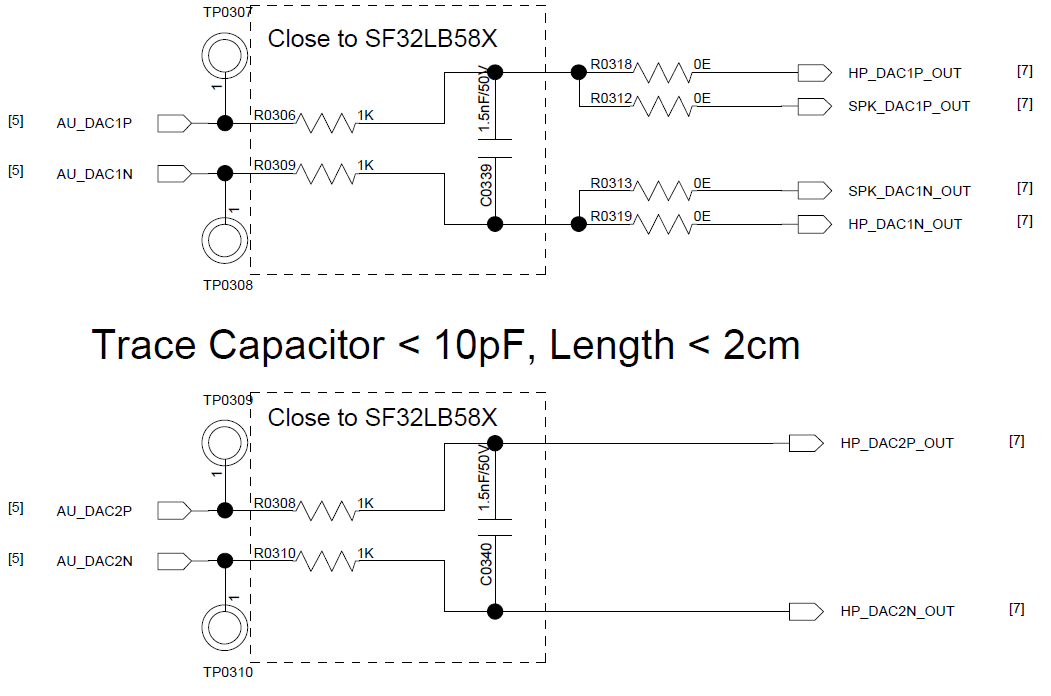 Analog Audio Output Circuit Diagram