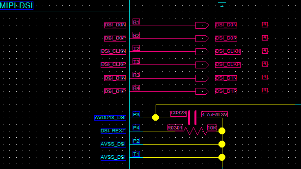DSI Signal Circuit Diagram