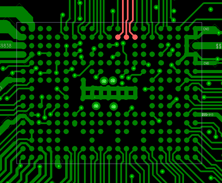 Surface-Layer Fanout Reference Diagram