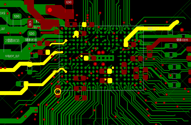 LDO and I/O input power routing diagram
