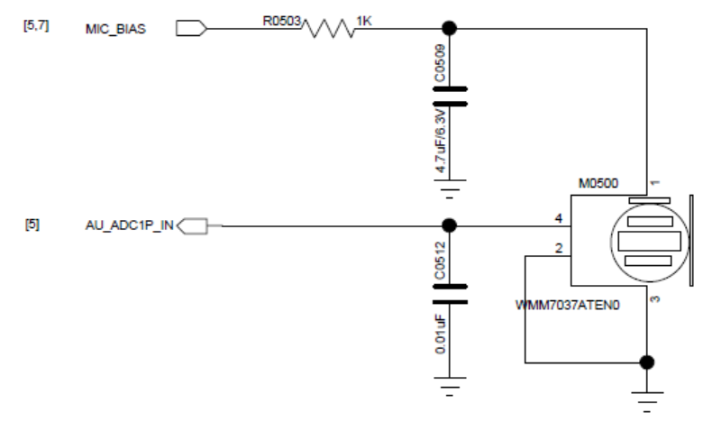 Analog MIC Circuit Diagram