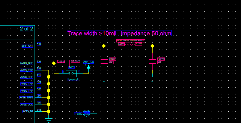 π-Type Network and Power Supply Circuit Schematic