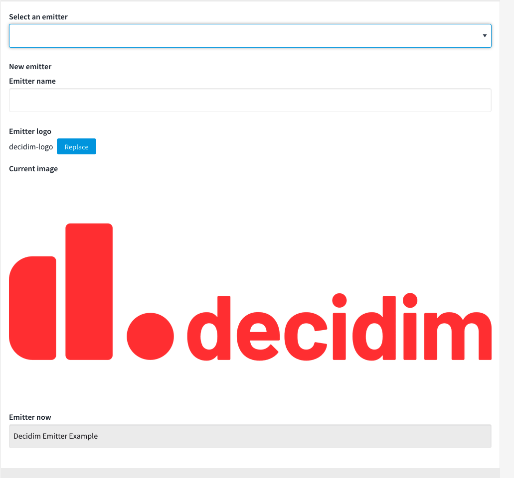 Backoffice edit Participatory process