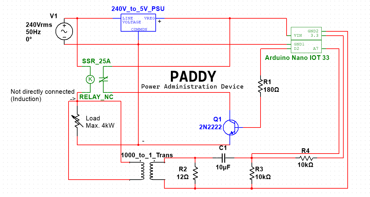 Paddy Circuit Diagram