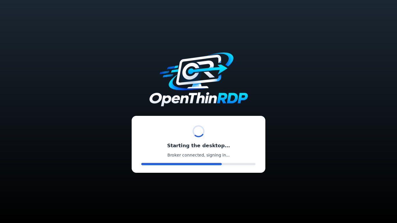Desktop start with the real steps