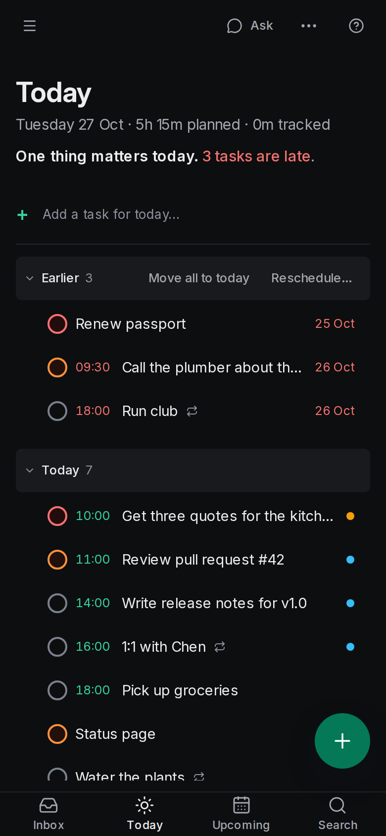Mobile dark mode