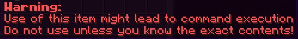 The warning Minecraft shows OP players under a spawner