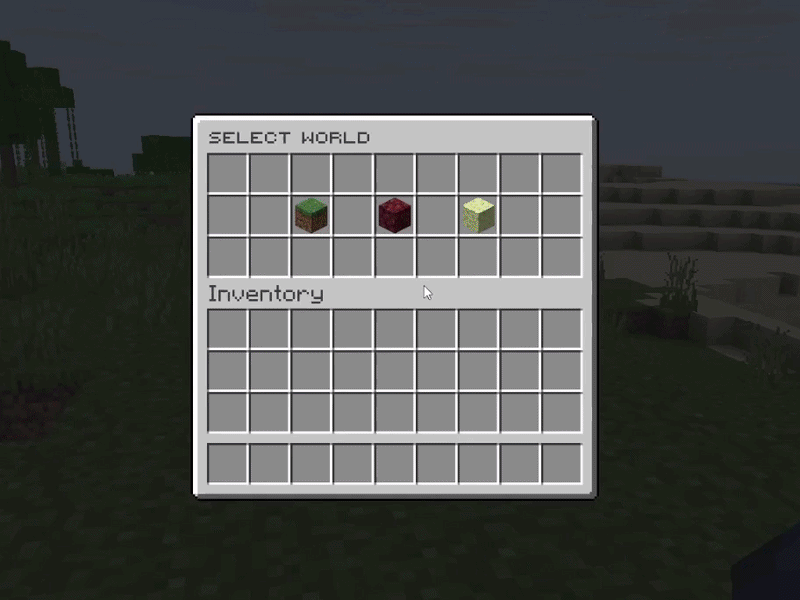 Picking a world in the spawner list, filtering its spawners and opening one to manage it