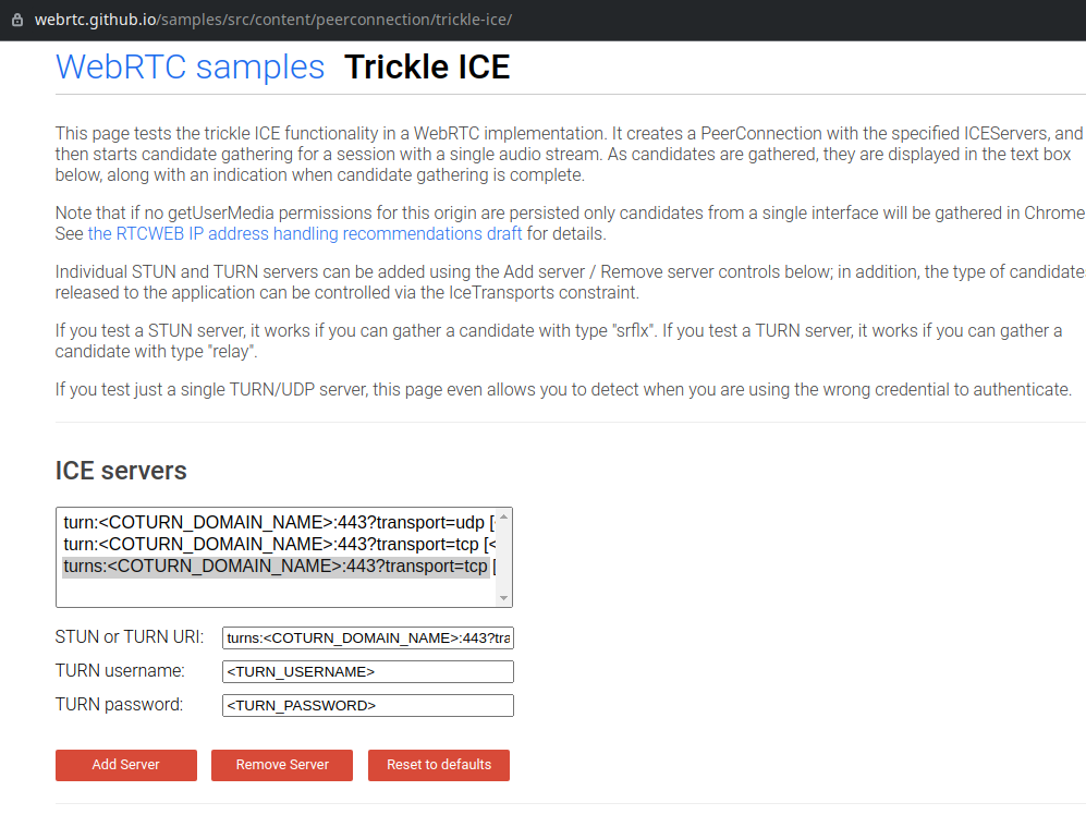 Trickle Ice Test