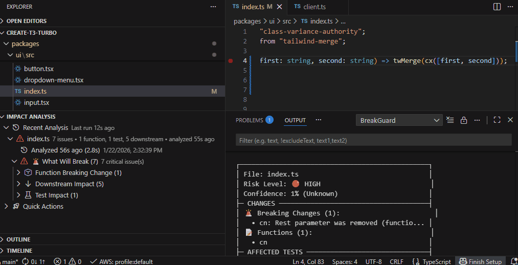 Call site identification