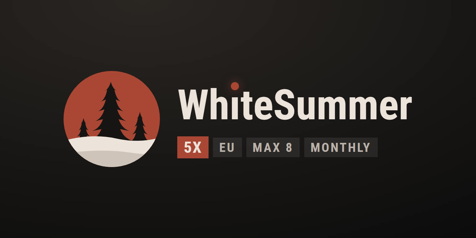 [EU] WhiteSummer 5x | Max 8 | Raidable Bases | Loot+ | Kits image