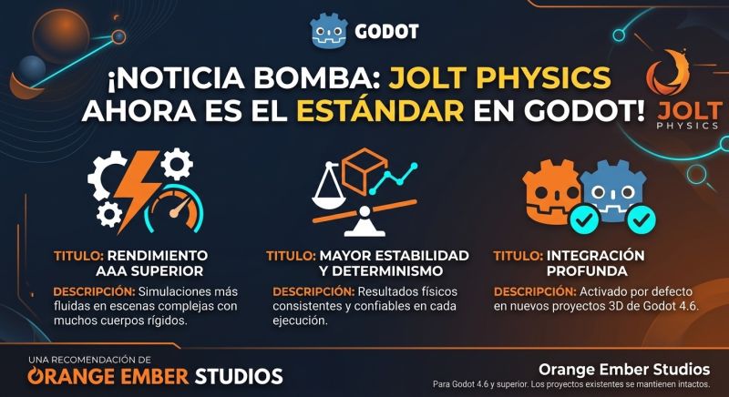 Godot 4.6: Jolt Physics by Default