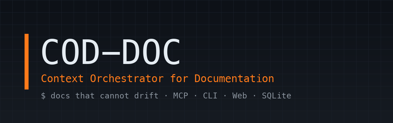 COD-DOC — Context Orchestrator for Documentation