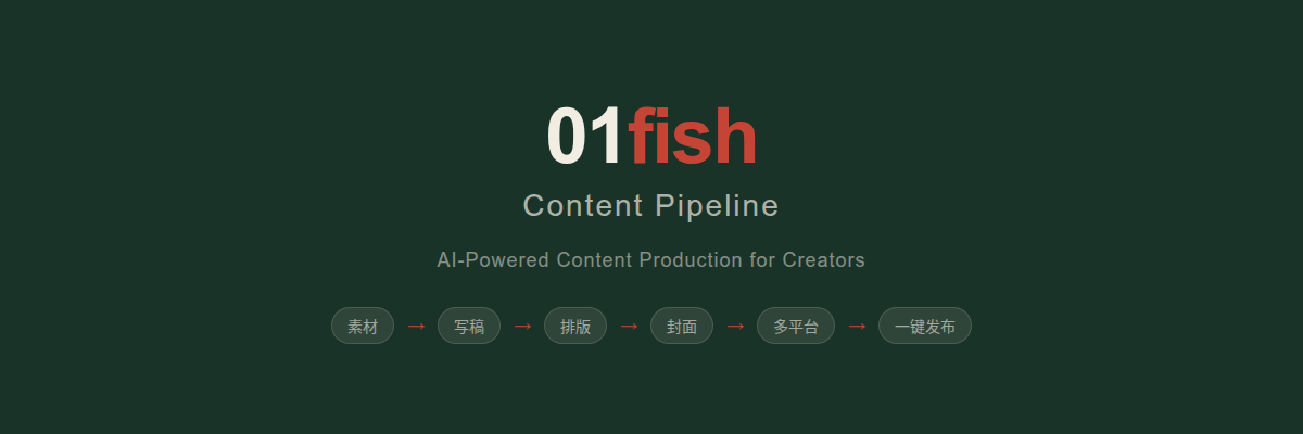 01fish Content Pipeline