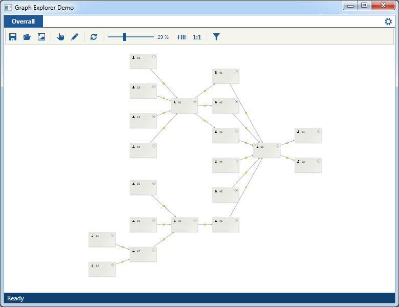 Graph Explorer component main screen