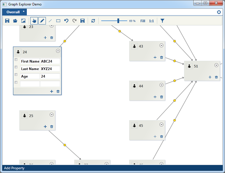 Graph Explorer Editing component