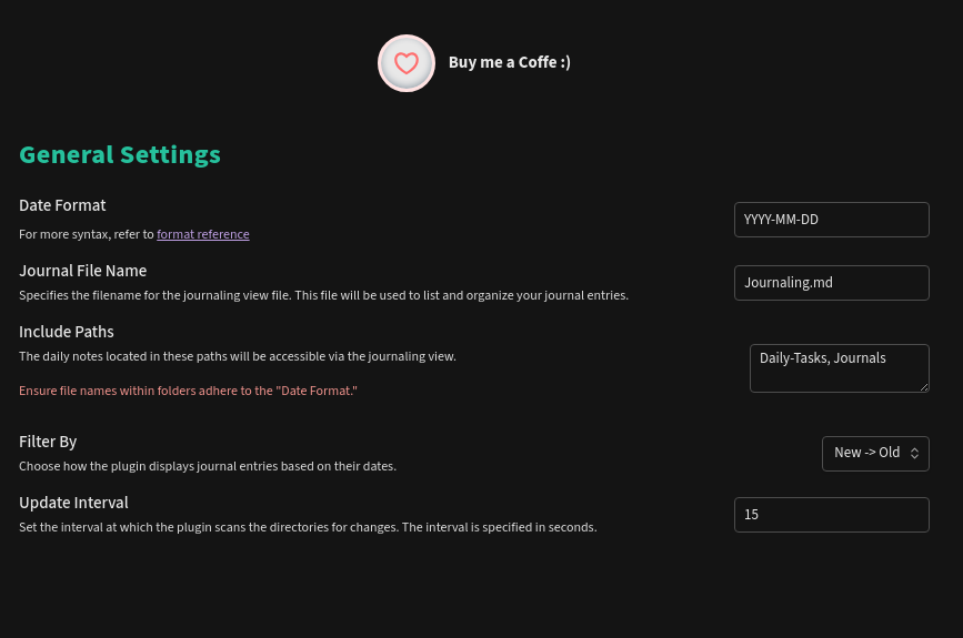 Example with Daily Tasks