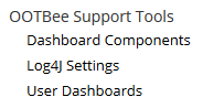 OOTBee Support Tools group in Admin Tools