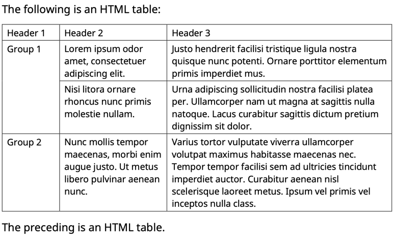 TiDocs Output