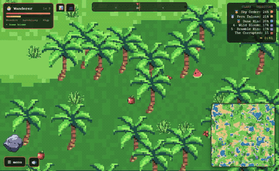 Clawland gameplay — foraging the jungle
