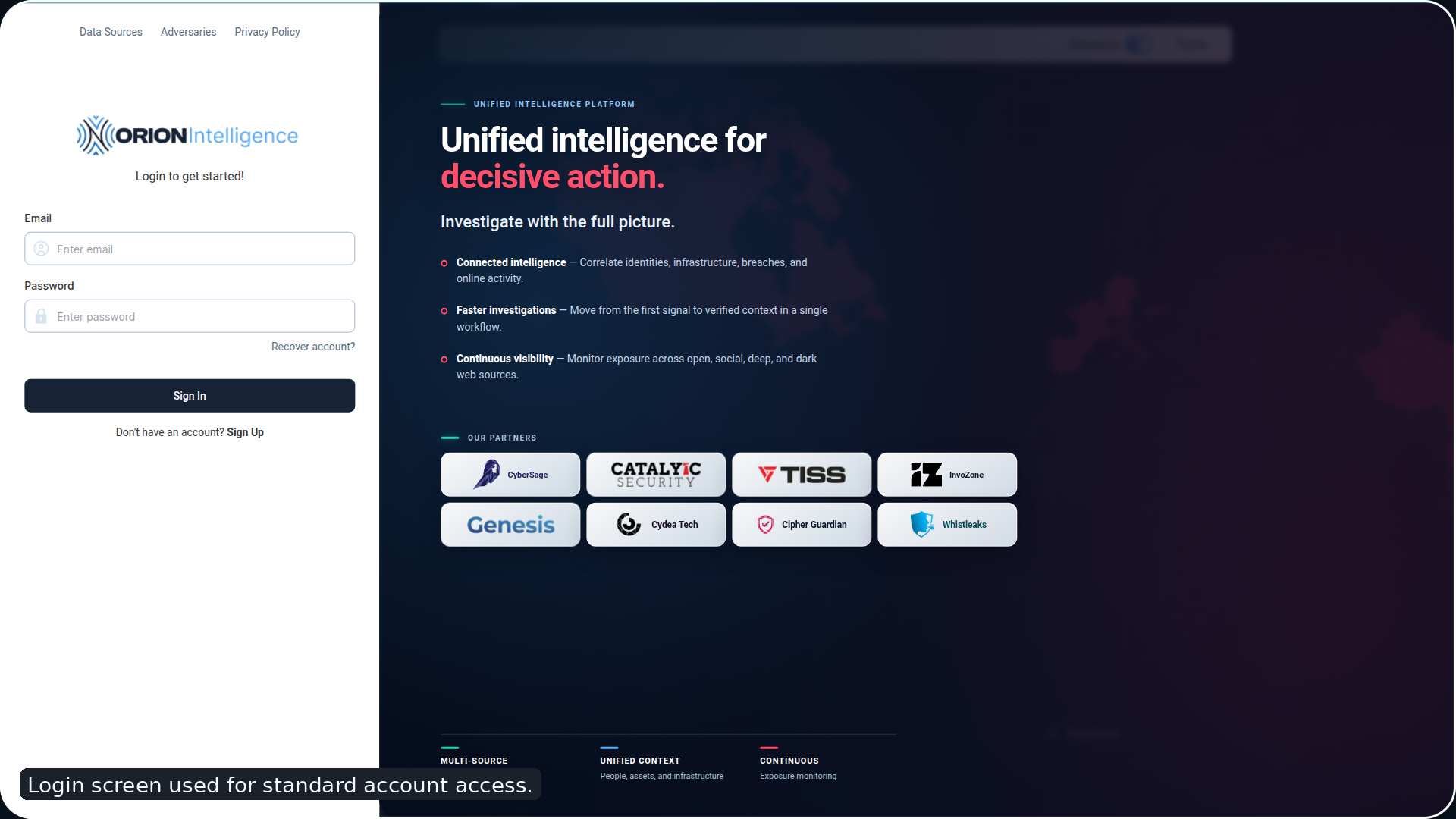 Login Page