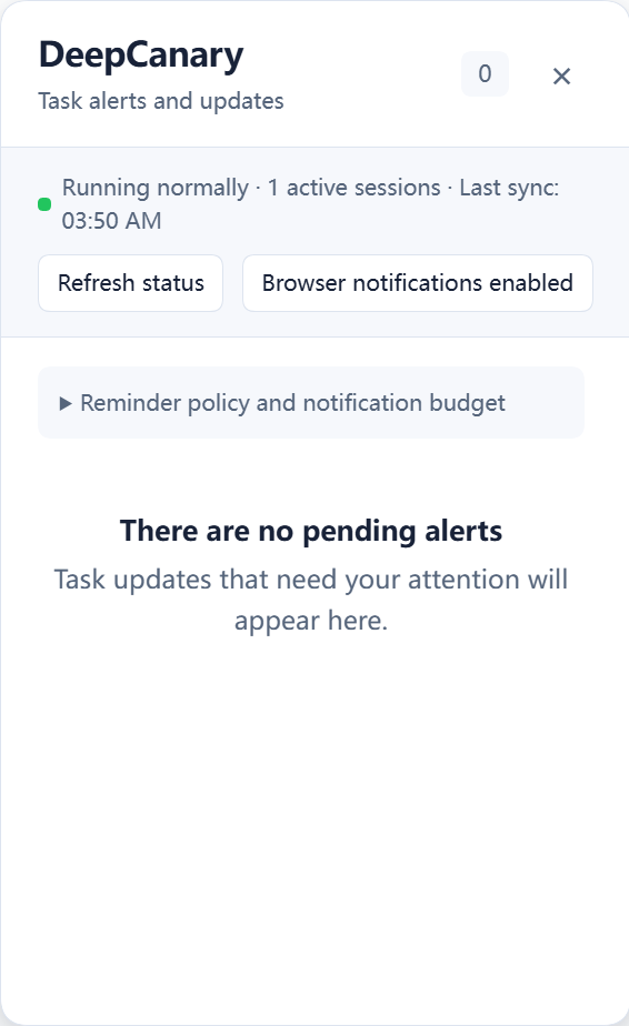 DeepCanary Inbox