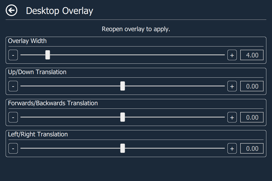 Desktop Overlay Page