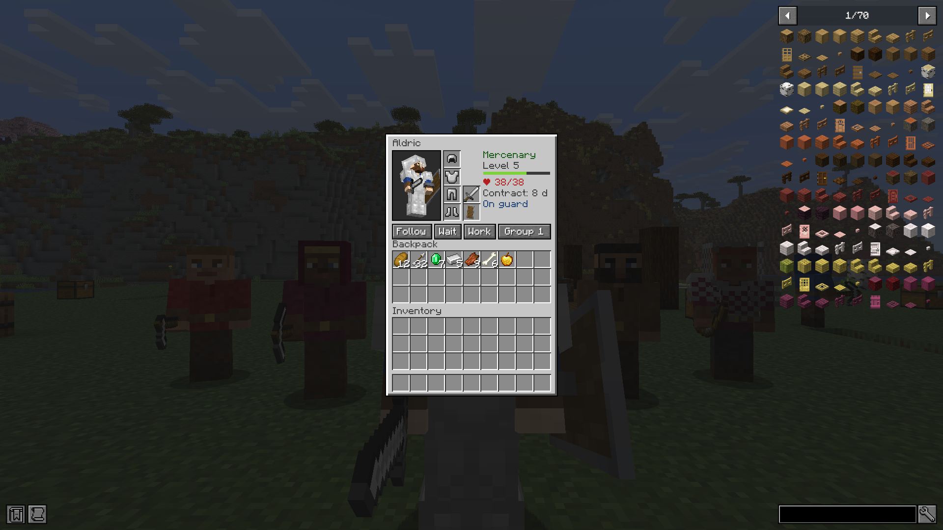 Management screen