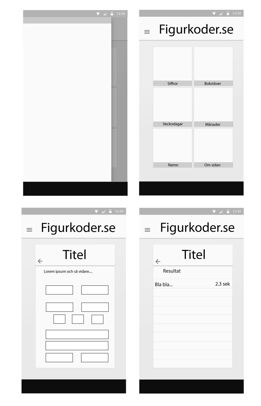 Layout Of The App