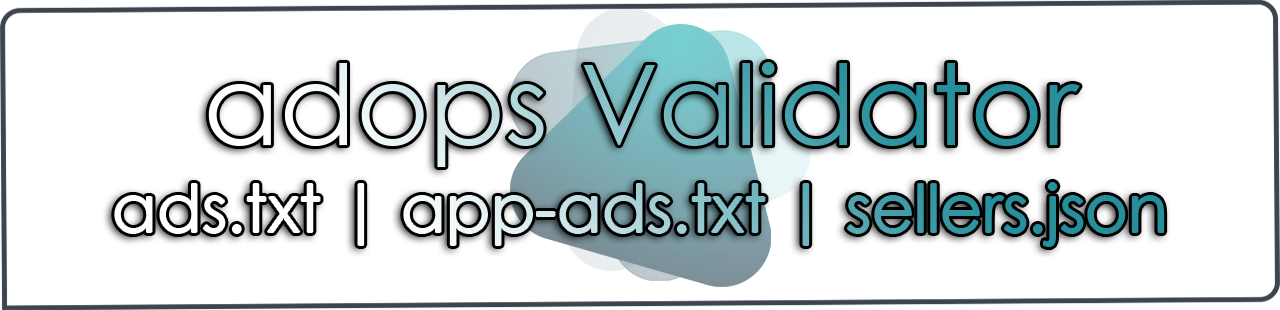 readme SVG ads.txt app ads.txt sellers.json Lines Checker