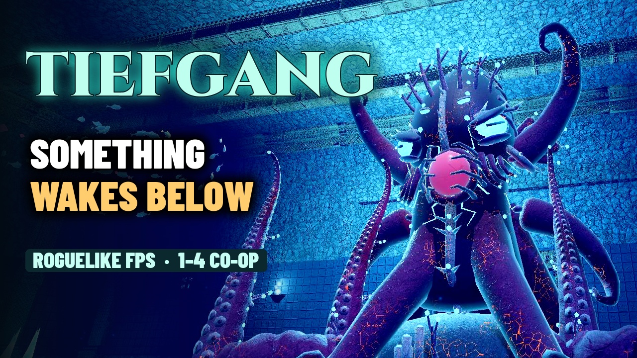 TIEFGANG – Something wakes below · Roguelike FPS, 1–4 Co-op