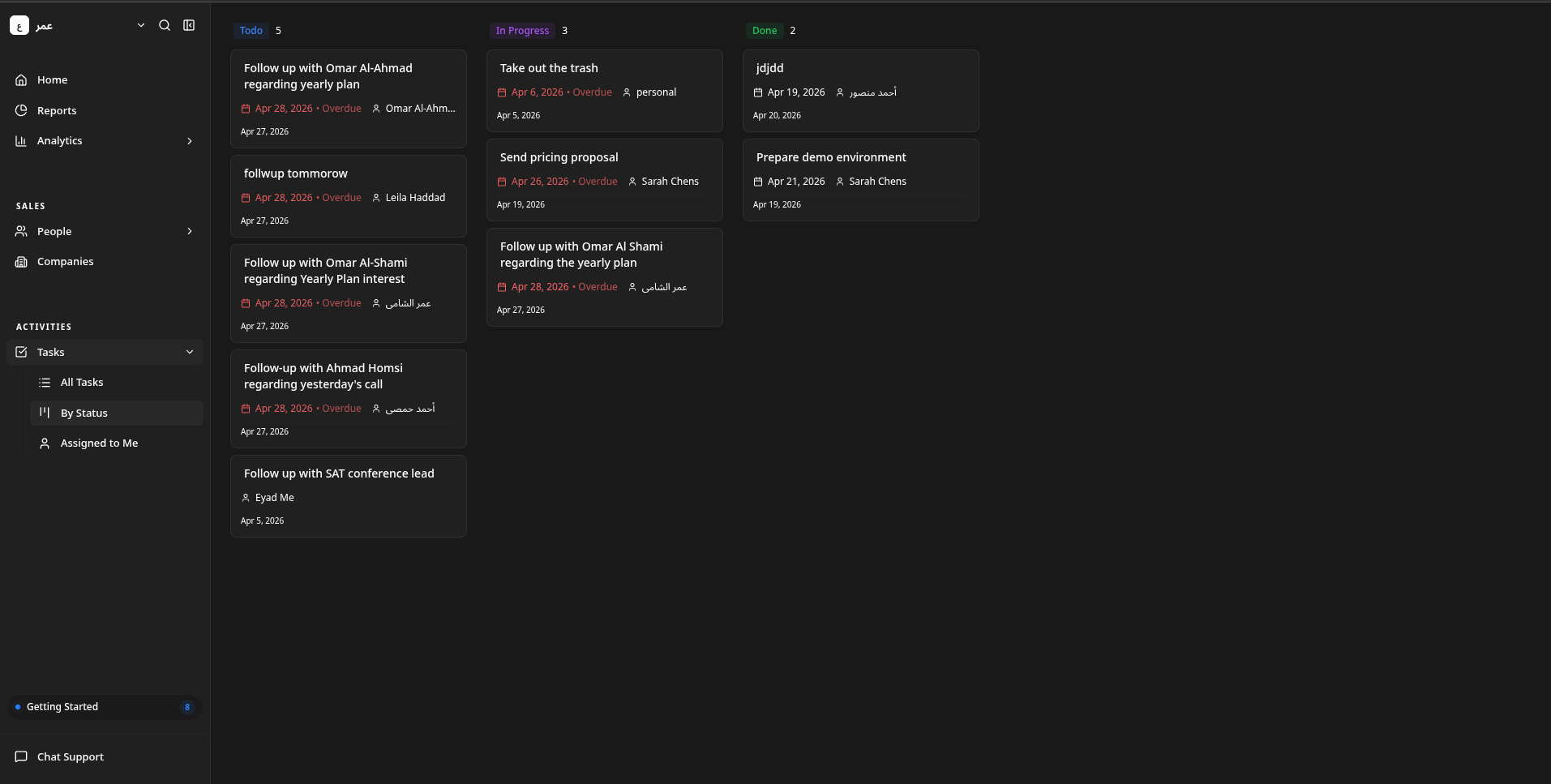 Tasks Kanban