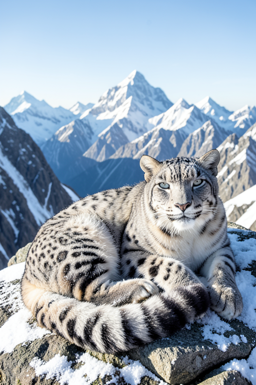 FLUX.2-klein 4B, Snow Leopard