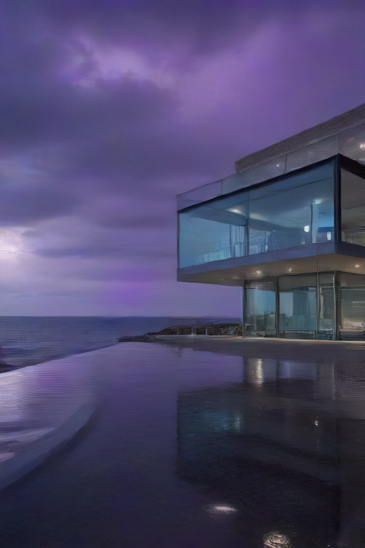 Juggernaut XL Lightning, Modern Glass Villa