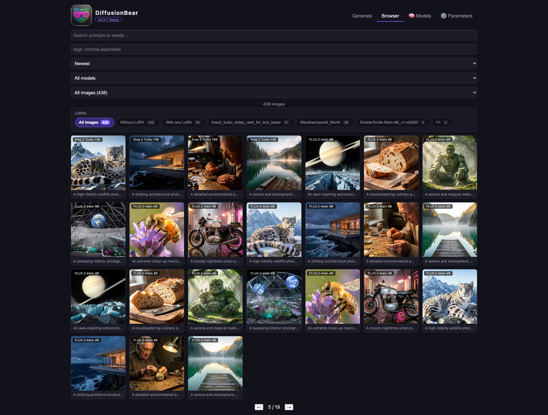 The browser