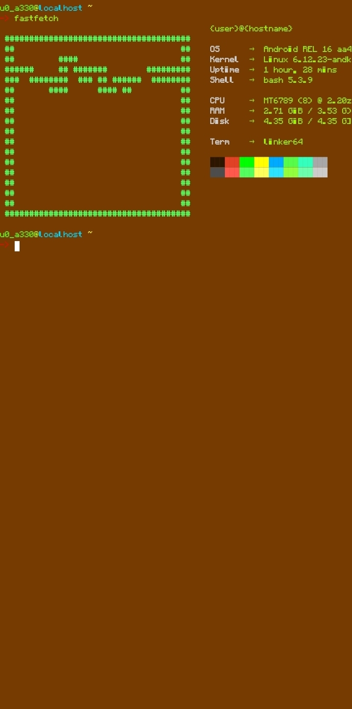 Minecraft Termux Screenshot