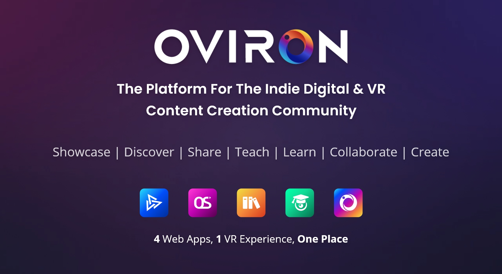 OVIRON, the platform for the indie Digital & VR content creation community