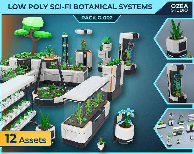 Low Poly Sci-Fi Ultimate Asset Library – Complete Modular Collection by ...