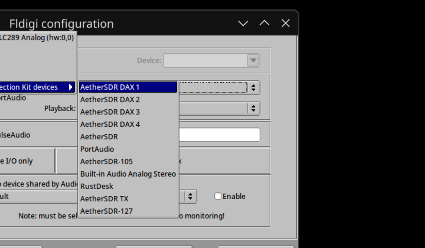 FLDIGI Capture list
