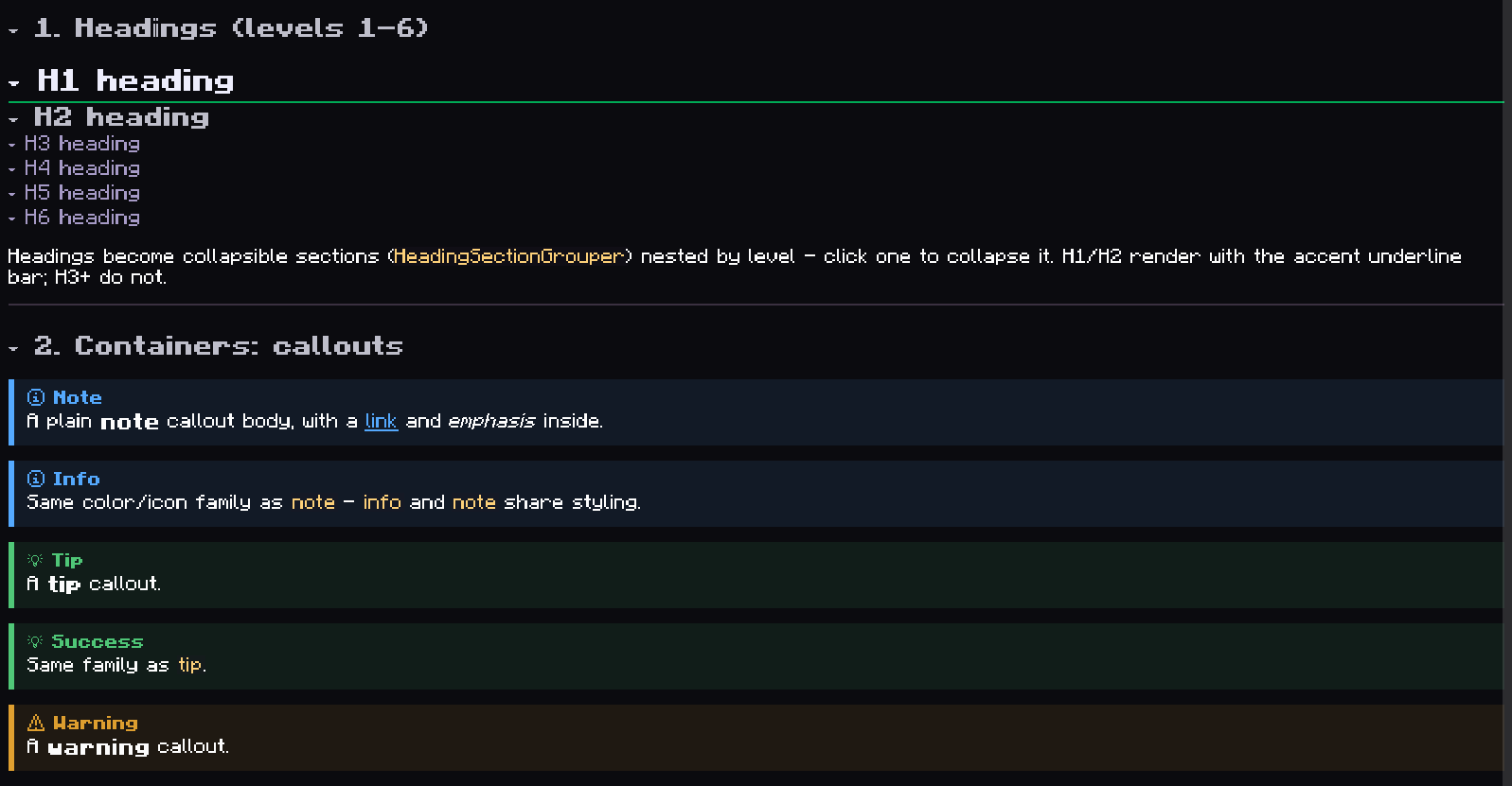 Markdown Example 1