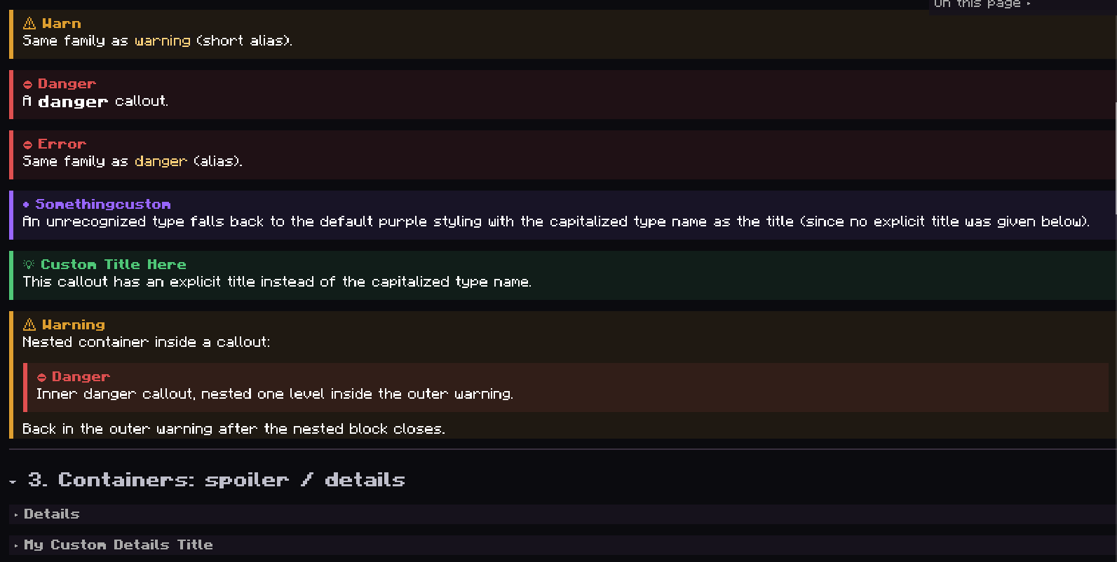 Markdown Example 2