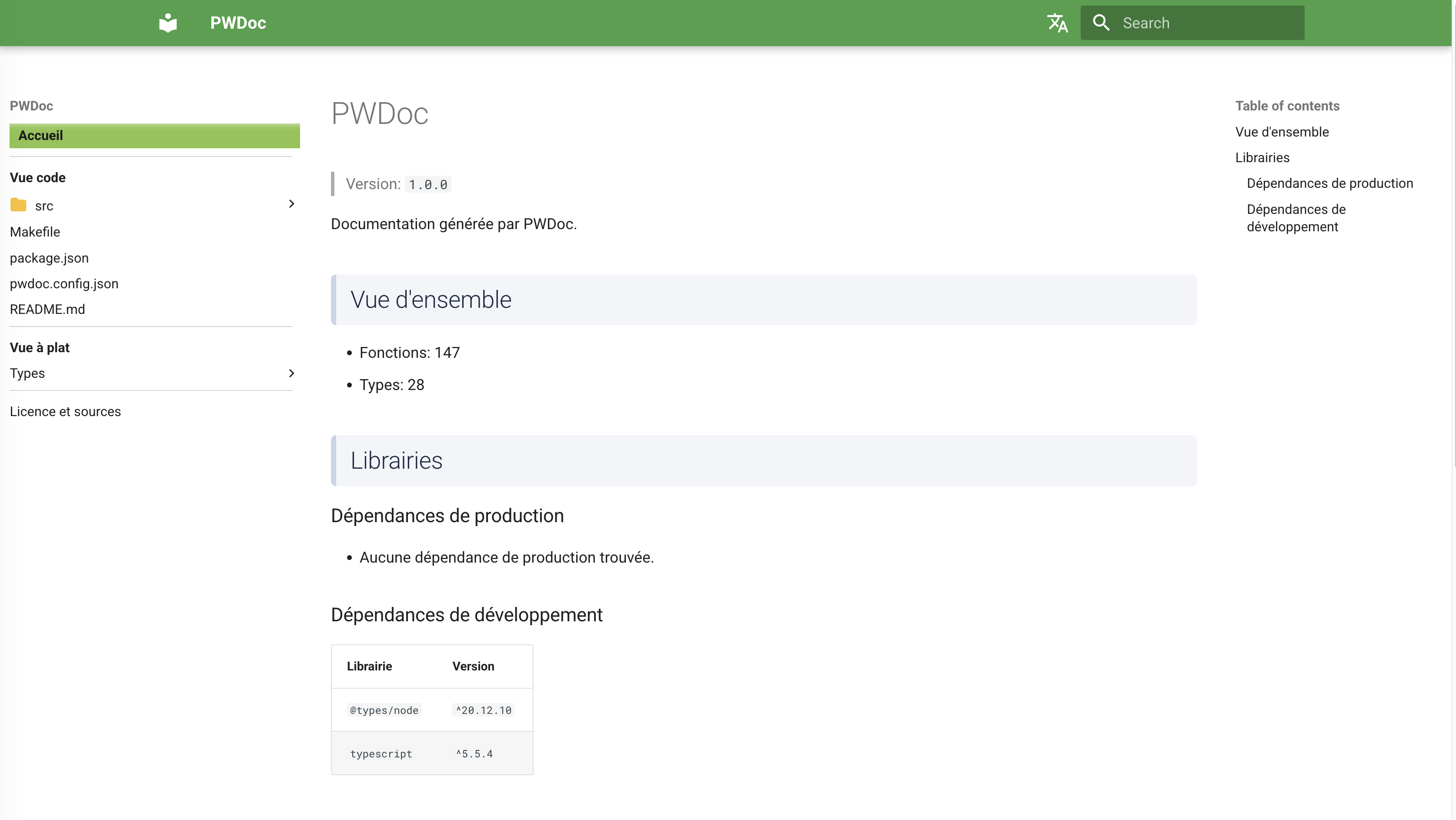 PWDoc docs preview FR desktop